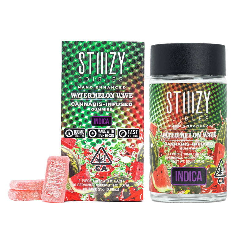 Stiiizy Gummies Watermelon Wave 100mg