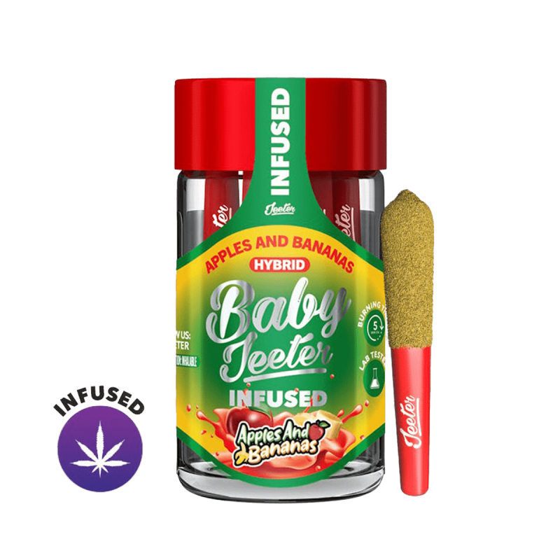 Baby Jeeter Infused 5 Pack Apples and Bananas 2.5g
