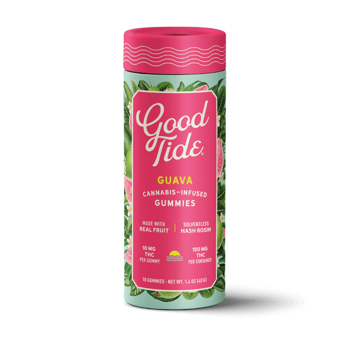 Good Tide 10 Pack Gummies Guava 100mg