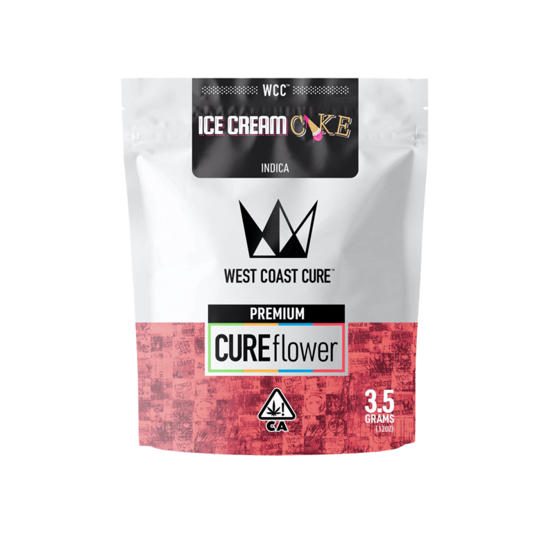 West Coast Cure Premium Flower Ice Cream Cake 3.5g