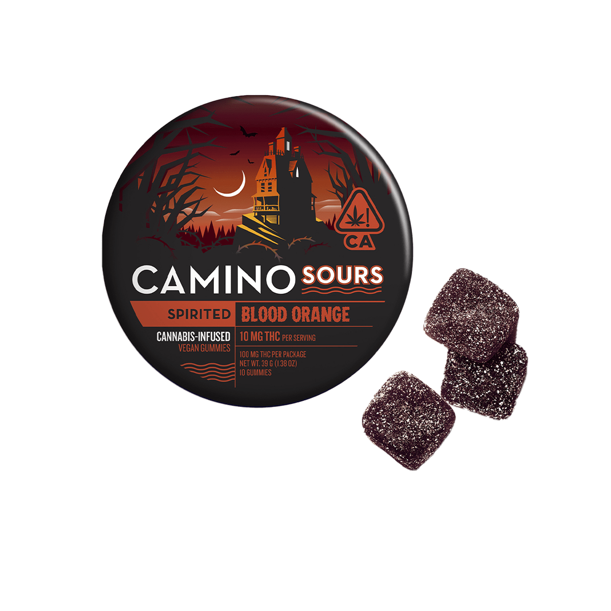 Kiva Camino Sours – Blood Orange 100mg – Chyll.com