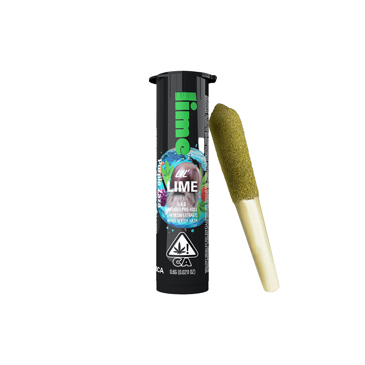 Lime Lil Lime Single Preroll Purple Zaza .6g