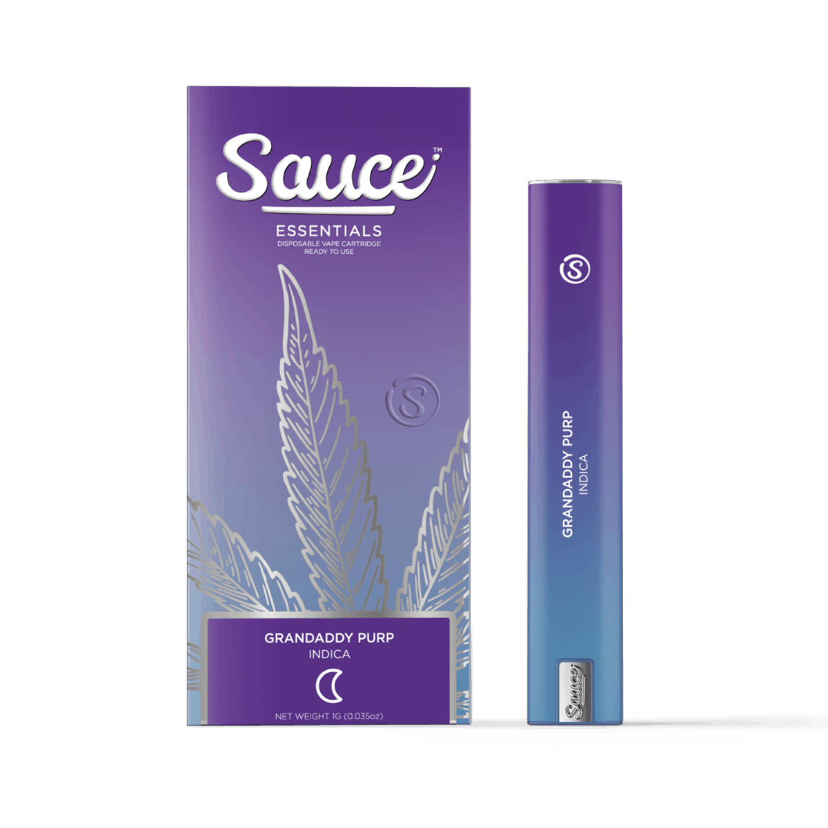 Sauce Disposable Cart Granddaddy Purple 1g